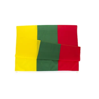3x5 Picior Lituania Pavilion - Culori Vii și UV Rezistent la Decolorare - Panza Antet și Dublu Cusute - Lituania Steaguri Naționale