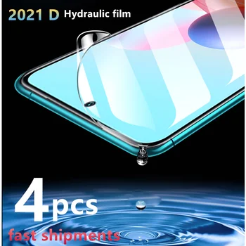 4 Buc Hidrogel Film Pentru Xiaomi Redmi Note 10 9 8 7 6 5 K20 Pro 9A 9C 8A 7A Film Pentru Mi 10T Nota 10 Poco X3 Pro Ecran Protector