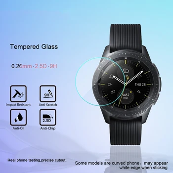 42/46mm Pentru Samsung Galaxy Watch Temperat Pahar Ecran Protector de Film Protector Guard Anti Explozie Anti-shatter