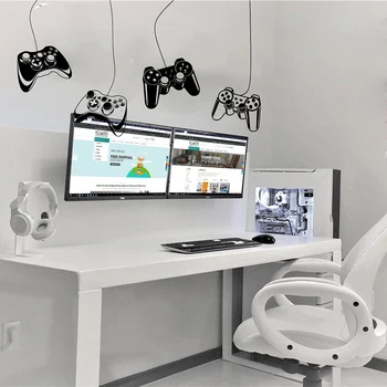4buc Controler de Joc Autocolant Perete loc de Joacă Ps Joystick-ul de Jocuri Video Zona Gamer Xbox Perete Decal Copiii Cameră de Vinil Decor Acasă