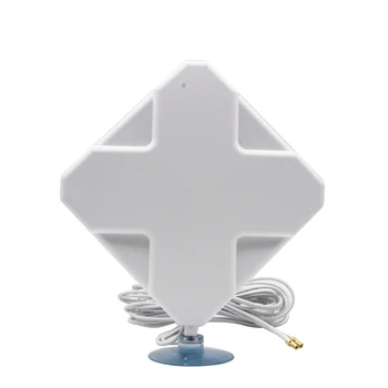 4G LTE Antenă de Mare Câștig 35DBi Dual Cablu Conector TS9 Antena pentru Router Modem 3G 4G