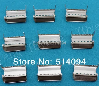 (50pc /lot ) de 2,5 cm Argint cataramă de metal Bretele de ajustare catarame Ambarcațiunile de materiale de Cusut