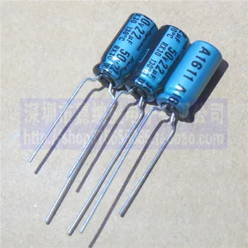 50PCS NOI RUBYCON RX30 22uF/50V 5X11MM Condensator Electrolitic rx30 50V22UF 130 de grade 22UF 50V