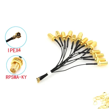 5PCS RP-SMA pentru a U. FL IPEX MHF4 Coadă Cablu Antena pentru unitati solid state M. 2 9260 9560 8265 NGW cu antene de Wifi card wireless/router