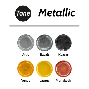 6 Culori Metalice cu Rășină Epoxidică Pigment Trecut Kit 30 ml Colorant Colorant Colorant Pearl Bijuterii DIY a Face Cerneala lucrate Manual din Lemn de Masă