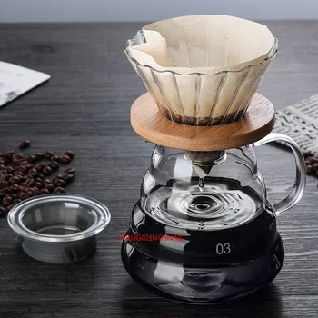700 ML, Filtru de Cafea Oală Reutilizabile-O bucată V60 Filtru de Cafea Ceasca de Barista Instrument de fabricare a Berii de Cafea Cana Filtru se Spală Cana Filtru de Picurare Cupa