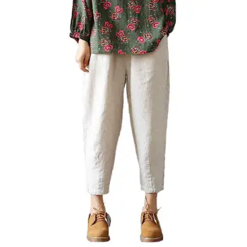 75% Vânzări La Cald!!! Moda Femei Culoare Solidă Vrac Casual, Talie Mare Pantaloni Capri Pantaloni Harem