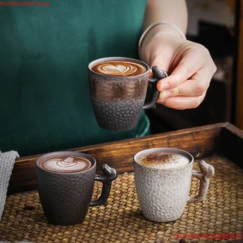 86ml Retro Gresie Cafea Espresso Cup Acasă Kung Fu Ceașcă de Ceai de Design Creativ Acasă Cana de Apa Cana cu Lapte