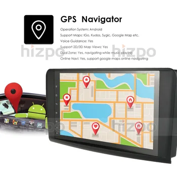 9inch 2din Android 10 4G 64G GPS auto Pentru Mercedes Benz ML GL W164 ML350 ML500 GL320 X164 GL350 GL450 radio stereo de navigare rds