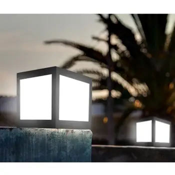 ABS Solare Alimentat LED Pilon Lampa Impermeabil pentru aer liber Garden Villa Lumina