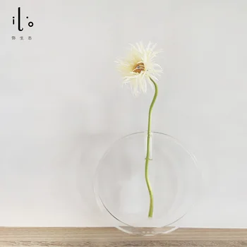 Acrilic Transparent Vaza Stil Simplu Decor De Birou Vaze De Flori Uscate De Artă Aranjament De Flori Vaza Office Home Decor