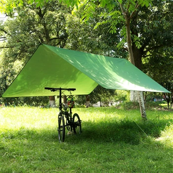 Adăpost De Soare Camping Marchiza De Argint Acoperite Cu Parasolar Dovadă De Ploaie Plaja Cort În Aer Liber Cort Portabil Ultralight Tent Drumeții Călătorie