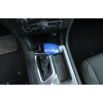 Albastru Fibra de Carbon Schimbătorului de Viteze Capac Ornamental pentru Dodge Challenger Încărcător-2020