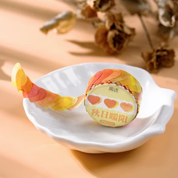 Altonamm 100buc Curcubeu Ceai de Fructe Serie de Creatie Model de Dragoste Bandă Washi Consumabile Decor coreean Papetărie DIY Bandă de Mascare