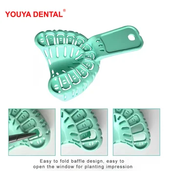 Amprente Dentare, Tăvițe De Plastic Tava De Copii Adulți Orale Dinți Titular Tăvi De Laborator Stomatologie Dentist Materiale-Unelte Consumabile