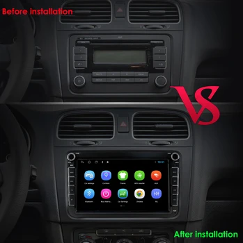 Android 10 Car Multimedia Player 2Din Pentru VW Volkswagen Golf Polo, Tiguan Passat b6 b7 SEAT Leon Skoda Octavia Radio GPS Wifi SWC
