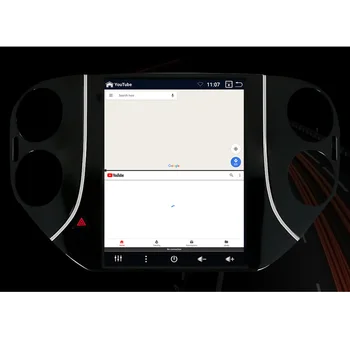 Android Sistem Radio Auto Pentru Volkswagen VW Tiguan 1 NF 2006-2016 Multimedia Player Video Tesla Stil Ecran Vertical GPS 2 Din