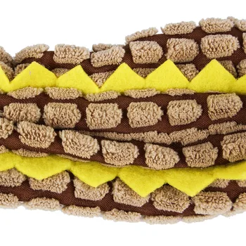Animale De Companie Jucărie De Pluș Squeaker Mesteca Animale De Companie Muscatura De Sunet Rezistente De Simulare De Animale Din Piele De Pluș Jucărie Mică Din Piele De Crocodil Shell