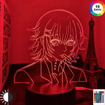 Anime Lampă cu Led-uri Tokyo Ghoul Juuzou Suzuya pentru Decor Dormitor Veioza Cadouri pentru Femei, Bărbați Konosuba Manga 3d Lumina