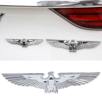 AQTQAQ 1buc Masina de Metal Insigna Emblema 3D Vultur Portbagaj Auto Logo-ul, Personalitatea Adeziv Autocolant Decal pentru cele Mai multe Masini