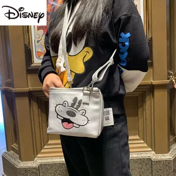 Autentic Disney Mickey Minnie Desene Animate Drăguț Doamna Geantă De Umăr, Sac De Mesager Pătrat Mic Cadou Sac De Mare Capacitate Sac De Cosmetice