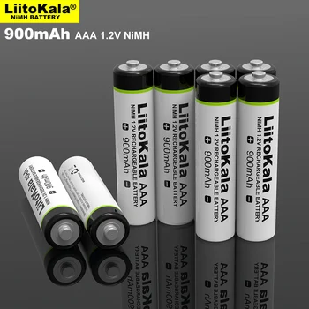 Autentic/Original 4-24BUC LiitoKala Original AAA NiMH Baterie 1.2 V 900mAh Acumulator pentru Lanterna, Jucarii