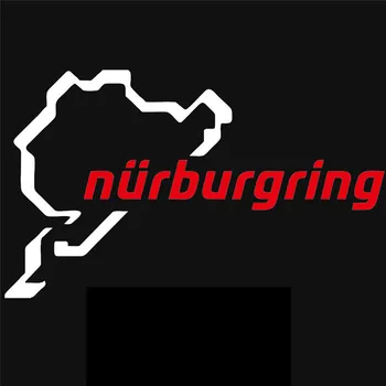 Autocolante auto Nurburgring Decalcomanii de Vinil Autocolant Impermeabil Fereastra Bara Laptop Decal Accesorii Skateboard Styling KK18*10cm