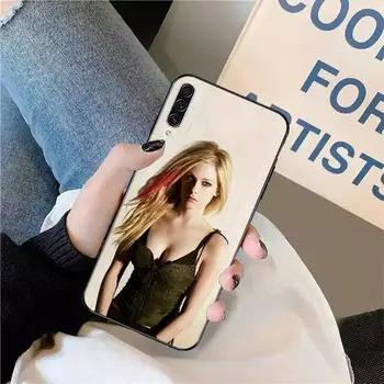 Avril Lavigne Caz de Telefon Pentru Samsung S6 S7 edge S8 S9 S10 e plus A10 A50 A70 note8 J7 2017
