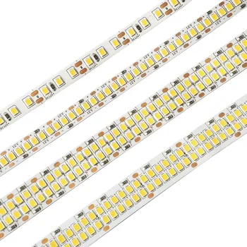 Benzi cu LED-uri de Lumină 12V SMD2835 Flexibile Banda 600/1200/2400 LED Chips-uri de Lumini Non-Waterproof
