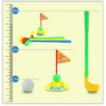 Besegad 9pcs Plastic jucător de Golf Set Jucarii Educative pentru Copii mici, Copii, Copii, Piscină Interioară, teren de Golf Sport Consumabile