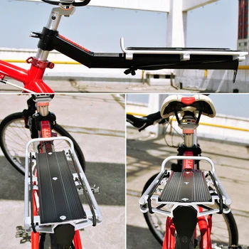 Biciclete portbagaj 30KG suport de Biciclete din Aliaj de Aluminiu de Marfă din Spate suport Raft Ciclism Seatpost Sac Suportul MTB Instala Instrumente