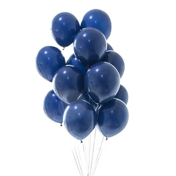 Bleumarin Metalic de Aur Baloane Nunta de Ziua Decor Baloane Arcada Kit Ghirlanda Copil de Dus 1 Birthday Confetti Ballon