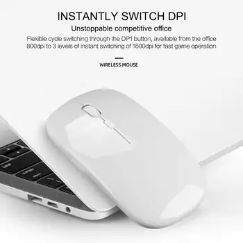 Bluetooth Dual-mode Reîncărcabilă Mouse-ul fără Fir Bluetooth în Modul Dual Reîncărcabilă Mouse-ul 5.0 Mut Laptop Accesorii