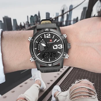 Brand de Top NAVIFORCE de Lux pentru Barbati Digital Cuarț Ceasuri Sport Militare ceas de mână de sex Masculin Casual Ceas Ceasuri Relogio Masculino