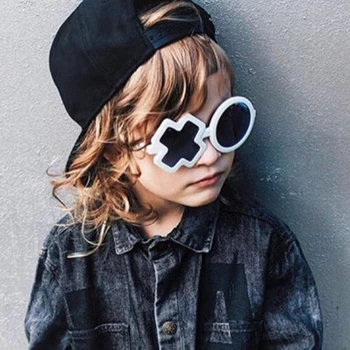 Brand unic ochelari de Soare de Designer Pentru Copii Drăguț Personalitate Rece Amuzant în Formă de Petrecere Ochelari de Soare Copii Băieți Fete UV400