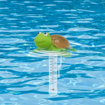 Broască Țestoasă Drăguț Piscină Termometru Baby Float Temperatura Apei De Iaz Saună, Cadă Fierbinte Termometru