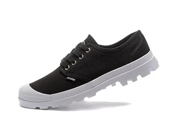 Calitate de Top Pampa Oxford Neagră, Adidași de culoare Albă Apartamente Barbati Pantofi Casual Zapatos De Hombre PALADIU Dimensiune 36-45