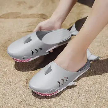 Casual Rece Rechin Papuci De 35-45 De Moda De Vară Pe Plajă Uz Casnic Pantofi De Carton Amuzant Moale