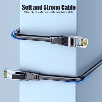 CAT6 Cablu Ethernet RJ45 Lan prin Cablu de Rețea Ethernet Patch Cord CAT 6 de Rețea Rj45 Cablul Ethernet Pentru Calculator Router Laptop