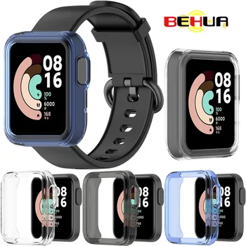 Caz de protecție pentru Xiaomi Mi Watch Lite TPU Capacul de Protecție Cadru Subțire Coajă de Cazuri pentru Redmi Smartwatch Brățară Accesorii