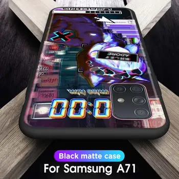 Caz de telefon Pentru Samsung Galaxy A51 A71 5G A21s A11 A31 A41 A91 A72 A12 A02s Silicon Moale coque Vaporwave Glitch Estetica Anime