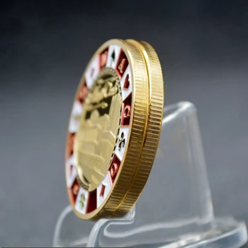 Cazinoul Monaco Noroc Chip Moneda Comise De Metal Cip De Poker Casino Norocos Monede De Aur Placat Cu Suveniruri Colecție Cadou