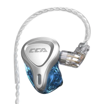 CCA CSN BA+ZZ propulsie Hibrid În Ureche Căști Monitor Sport de Muzică HIFI Căști 2pin 3.5 mm Cablu Detașabil Cu Microfon
