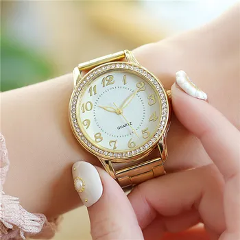 Ceasuri de lux Cuarț Ceas din Oțel Inoxidabil Casual, Cadran De Ceas часы женские montre femme relojes para mujer dames horloge
