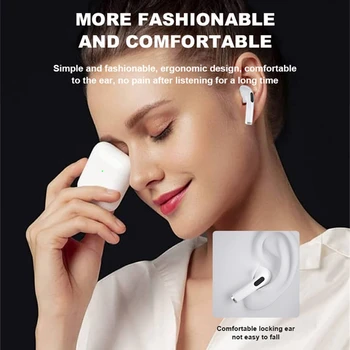 Cel Mai Nou Mini Pro 4 Cască Bluetooth Touch Control Căști Fără Fir Set Cu Cască Cu Încărcare Box Pentru Telefonul Inteligent