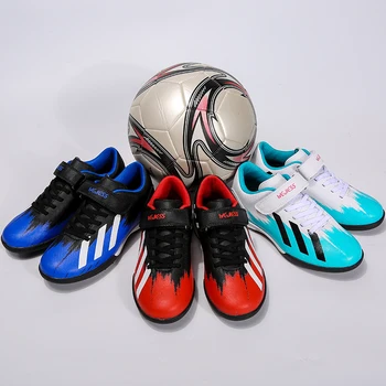 Copii Pantofi de Fotbal Respirabil Ghete de Fotbal Valoros în aer liber TF/AG Școală în condiții de Siguranță Iarbă Artificială Adidași 31-37 Pantofi de Formare