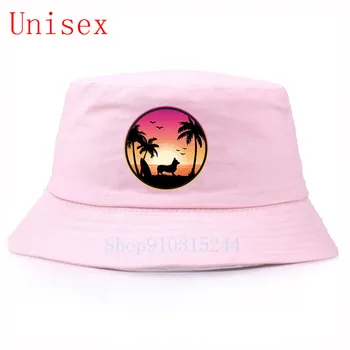 Corgi la Plaja pescar pălărie hip hop panama capac gorro hip hop femei pălării pufos găleată pălărie designer găleată pălărie