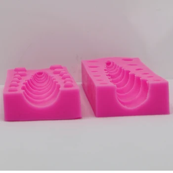 Corn de Unicorn 3D în formă de tort fondant mucegai silicon pentru lut polimeric matrite de patiserie de ciocolata bomboane decor instrumente F1180