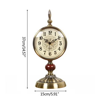 Creator De Epocă În Stil European Ceas De Birou Archaistic Retro Ceas De Masa Decorativ