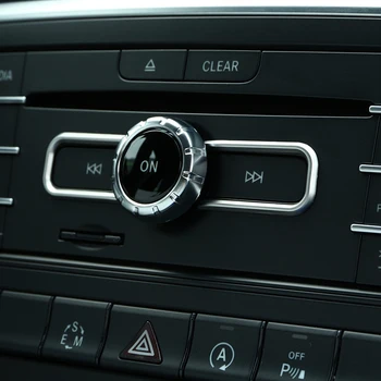 Crom Interior Accesoriu Cd Comutator Sequin Garnitura pentru Mercedes-Benz Cla, Gla B Clasa A180 W176 E Clasa Gle Coupe ,Masina de Styling